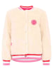 Zwillingsherz Teddyjacke "Smile Everyday" in Creme