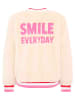 Zwillingsherz Teddyjacke "Smile Everyday" in Creme