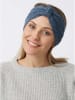Zwillingsherz Stirnband in Blau