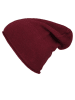 Zwillingsherz Beanie bordeaux