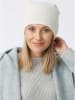 Zwillingsherz Czapka beanie w kolorze białym