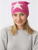 Zwillingsherz Beanie in Pink