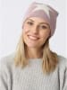 Zwillingsherz Czapka beanie w kolorze jasnoróżowym
