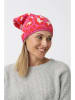 Zwillingsherz Czapka beanie w kolorze różowym