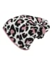 Zwillingsherz Beanie in Weiß/ Schwarz/ Rosa