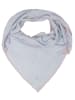 Zwillingsherz Dreieckstuch in Hellblau - (L)200 x (B)130 cm