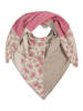 Zwillingsherz Driehoekige sjaal beige - (L)200 x (B)130 cm
