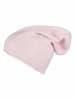 Zwillingsherz Kaschmir-Beanie in Rosa