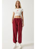 Happiness Istanbul Sweatbroek bordeaux