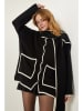 Happiness Istanbul Cardigan in Schwarz