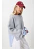 Happiness Istanbul Sweatshirt grijs/lichtblauw