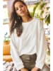 Olalook Sweatshirt in Weiß