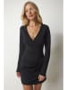 Happiness Istanbul Kleid in Schwarz