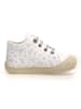 Naturino Leren loopleerschoenen "Cocoon" wit/zilverkleurig