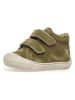 Naturino Skórzane buty "Cocoon" w kolorze khaki do nauki chodzenia