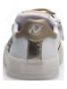 Naturino Leder-Sneakers "Hess zip" in Weiß/ Gold