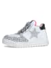 Naturino Leder-Sneakers "Hess high" in Weiß/ Grau