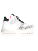 Naturino Leder-Sneakers "Hess high" in Weiß/ Grau
