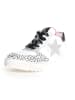 Naturino Leren sneakers "Hess high" wit/grijs