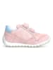 Naturino Leder-Sneakers "Sammy 2" in Rosa/ Hellblau