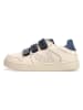 Naturino Leder-Sneakers "Theral" in Creme/ Dunkelblau
