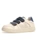Naturino Leder-Sneakers "Theral" in Creme/ Dunkelblau