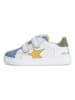 Naturino Leder-Sneakers "Pinn" in Weiß/ Hellblau