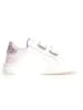 Naturino Leren sneakers "Pinn" wit/paars