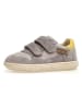 Naturino Leren sneakers "Lilox" grijs/geel