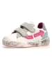 Naturino Leren sneakers "Kristil" wit/meerkleurig