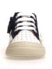 Naturino Leder-Sneakers "Faluk" in Weiß/ Schwarz/ Gelb