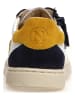 Naturino Leder-Sneakers "Faluk" in Weiß/ Schwarz/ Gelb