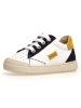 Naturino Leren sneakers "Faluk" wit/zwart/geel
