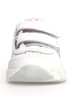 Naturino Leder-Sneakers "Jesko 2" in Weiß/ Pink