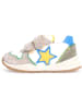 Naturino Leder-Sneakers "Argal" in Hellblau/ Beige/ Weiß