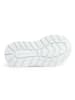 Naturino Leren sneakers "Quelly" wit/zilverkleurig