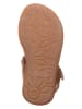 lamino Leren sandalen lichtbruin