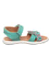 lamino Leder-Sandalen in Türkis