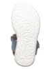 lamino Leren sandalen blauw