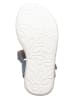 lamino Leren sandalen blauw