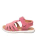 lamino Leren sandalen roze