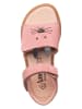 lamino Leren sandalen donkerblauw