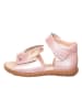 lamino Leren sandalen lichtroze
