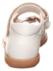 lamino Leren sandalen wit