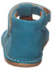 lamino Leren enkelschoenen blauw