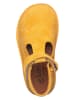 lamino Leren enkelschoenen geel