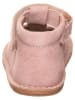 lamino Leren enkelschoenen lichtroze