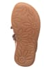 lamino Leren sandalen lichtbruin