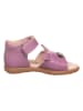 lamino Leder-Sandalen in Lila