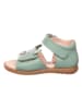 lamino Leren sandalen turquoise